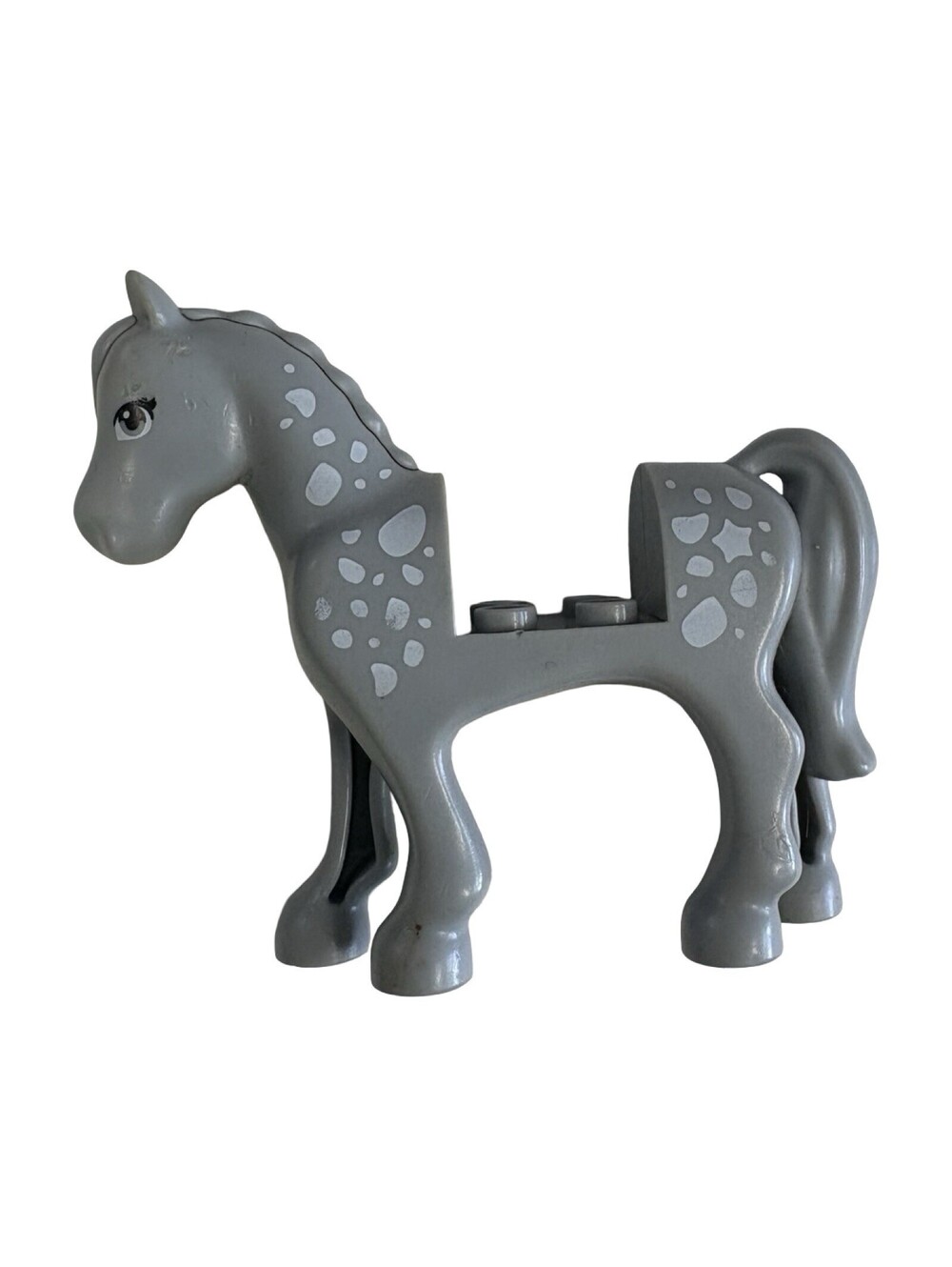 Lego Friends Horse Light Bluish Gray w/ White Spots 41125 Horse Vet Trailer